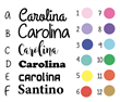 Burbujas transparentes con confetti pastel 3u Pers